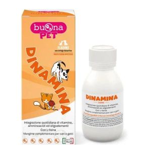 Dinamina Mangime Complementare Cani Gatti Flacone i Siringa Dosatrice In Pasta 60g Buonapet