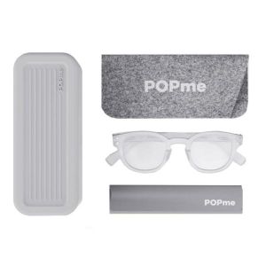 Popme Glasses Ice White +2,5