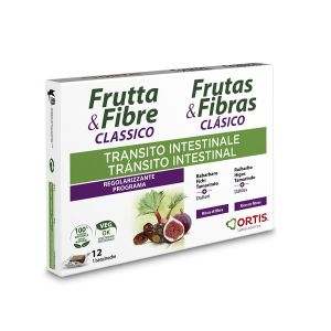 Ortis Frutta e Fibre Classico Transito Intestinale 12 Cubetti 