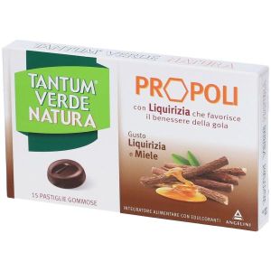Tantum Verde Natura Liquirizia e Miele 15 Pastiglie Gommose