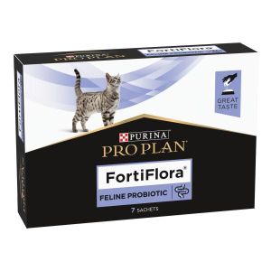Pro Plan Veterinary Diets Fortiflora Alimento Complementare per Gatti 7 Buste
