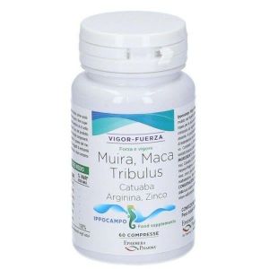 Ippocampo Vigor-fuerza Muira Maca Tribulus 60 Compresse