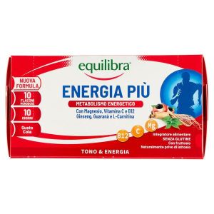 Equilibra Energia Più 10 Flaconcini  Globuli Contenitore MONOdose