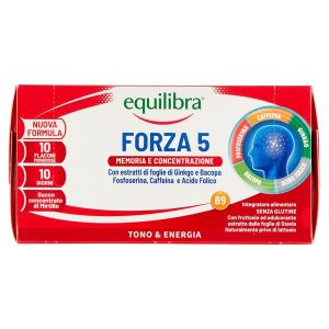 Equilibra Forza 5 10 Flaconcini  Globuli Contenitore MONOdose