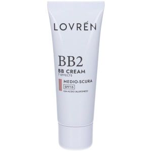 Lovren Crema Colorata 7 Effetti Viso Decollete Colore B2 Medio Scura