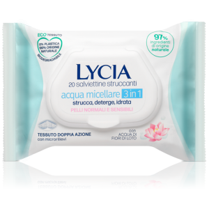 Lycia Salviettine Struccanti Acqua Micellare 3 In 1 20 Pezzi