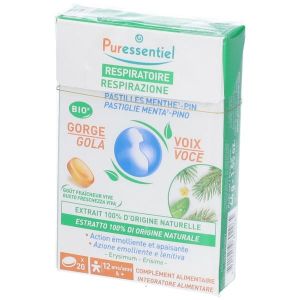 Puressentiel Respirazione 20 Pastiglie Menta Pino