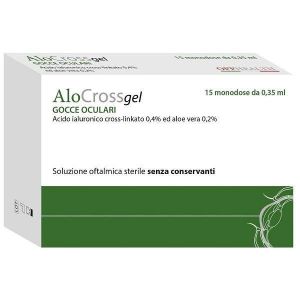 Alocrossgel Soluzione Oftalmica 15  da 0,35ml Globuli Contenitore MONOdose