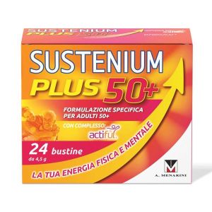 Sustenium Plus 50+ | Integratore Energizzante per Adulti 50+ i  Actiful , Vitamine e Minerali, 24 Bustine
