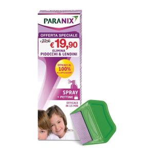 Trattamento Spray Pidocchi e Lendini Paranix 100ml + Pettine Taglio Prezzo