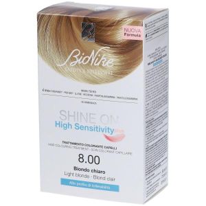Shine On High Sensitivity Plus Biondo Chiaro 8,00 Rivelatore In Crema 75ml + Crema Colorante 50ml