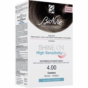 Shine On High Sensitivity Plus Castano 4,00 Rivelatore In Crema 75ml + Crema Colorante 50ml