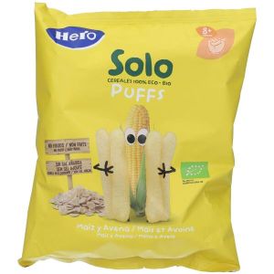 Hero Solo Snack Mini Puffs Mais e Avena Biologici 18g