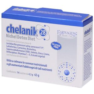 Chelanik 28 Nichel Detox Diet 14 Bustine