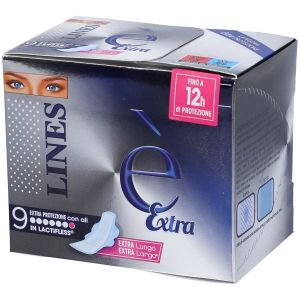 Lines è 9 Assorbenti Extra Lunghi i Ali
