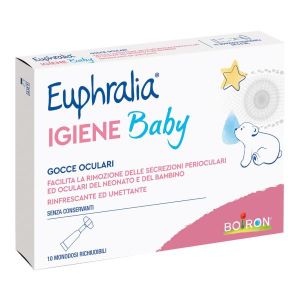 Gocce Oculari Euphralia Igiene Baby 10  Richiudibilix 0,5ml Globuli Contenitore MONOdose