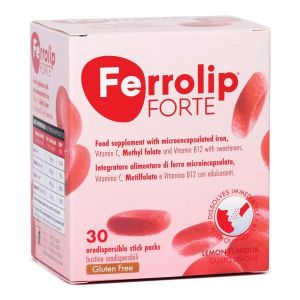 Ferrolip Forte 30 Stick Packs da 1,8g Gusto Limone