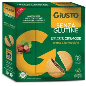 Giusto Senza Glutine Delizie Cremose Al Cacao Nocciola 180g