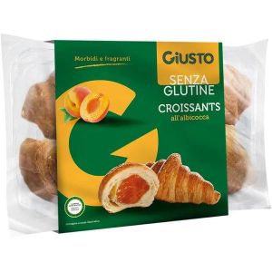 Giusto Senza Glutine Croissant Albicocca 4 Pezzi da 80g