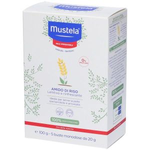 Mustela Amido di Riso 4 Bustine da 30g
