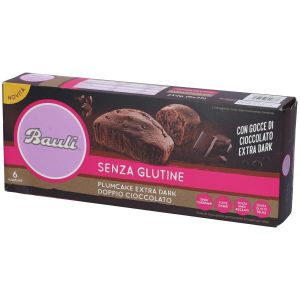 Bauli Plumcake Extra Dark Doppio Cioccolato 6 Pezzi da 35g