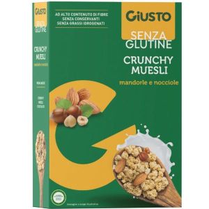 Giusto Senza Glutine Crunchy Muesli Mandorle e Nocciole 375g