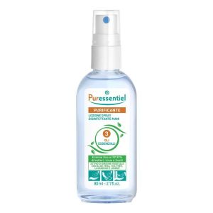 Puressentiel Lozione Spray Disinfettante Mani 80ml