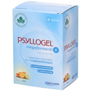 Psyllogel Megafermenti 6 Gusto Ace 20 Bustine