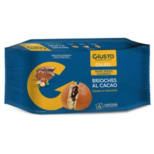 Giusto Senza Zuccheri Aggiunti Brioches Al Cacao A Basso Indiceglicemico 4x45g