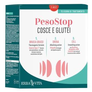 Kit Cosce Glutei 1 Peso Stop Brucia Grassi 60 Compresse + 1 Peso Stop Drena 15 Stick da 15ml + 1 Peso Stop Cell 60 Capsule
