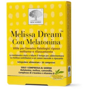 New Nordic Melissa Dream i Melatonina 30 Compresse