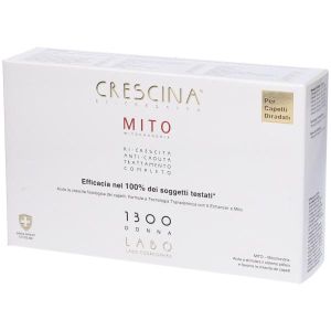 Crescina  Transdermic Ri-crescita Mito + Anti-caduta Mito Trattamento 1300 Donna 10 + 10 Fiale