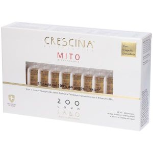Crescina  Transdermic Ri-crescita Mito Trattamento 200 Uomo 20 Fiale