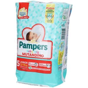 Pampers Baby Dry Pannolino Mutandina Junior Small Pack 14 Pezzi
