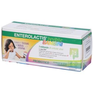 Enterolactis Bevibile Bambini 12 Flaconcini X 10ml