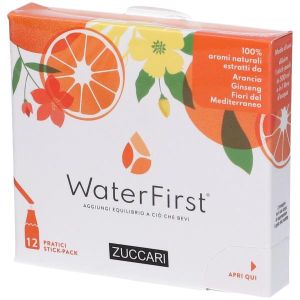 Zuccari Waterfirst Arancio/ginseng/fiori Del Mediterraneo 12 Stick