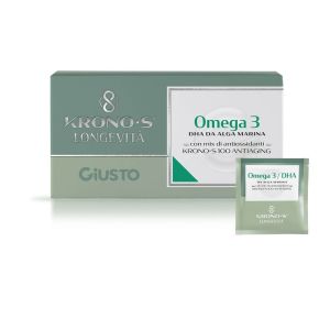 Giusto Omega 3 Kronos Dha da Alga Marina Veg 10 Bustine