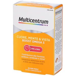 Multicentrum Cuore Mente e Vista Boost Omega3 60 Mini Perle