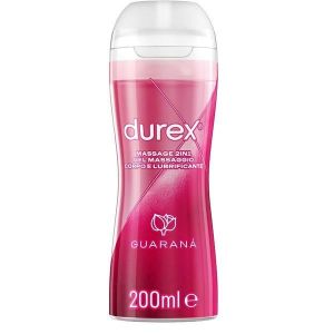 Durex Massage 2 In 1 Gel Massaggio Corpo e Lubrificante Guarana' 200ml