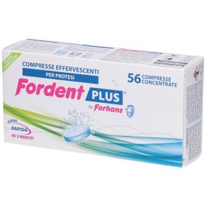 Fordent Plus 56 Compresse Concentrate per Dentiere e Apparecchi Ortodontici