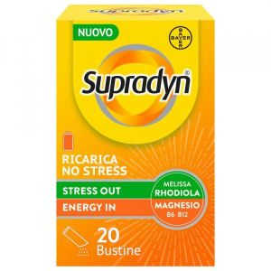 Supradyn Ricarica No Stress Integratore Vitamine e Magnesio Contro La Stanchezza da Stress 20 Buste