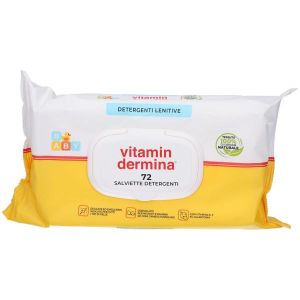 Vitamindermina Salviette Detergenti Lenitive 72 Pezzi