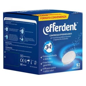 Efferdent 92 Compresse Effervescenti Protesi/apparecchi Ortodontici