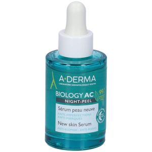 A-derma Biology Ac Night-peel Siero Anti-imperfezioni Anti-segni Residui 30ml