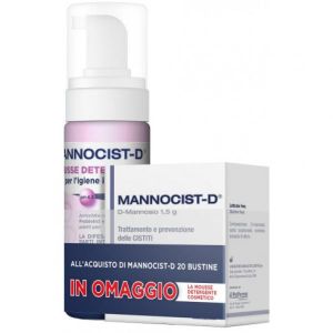 Mannocist-d 20 Buste + Mannocist-d Mousse Detergente Antibatterico 150ml In Omaggio