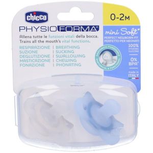 Chicco Gommotto Mini Azzurro 0-2m 2 Pezzi