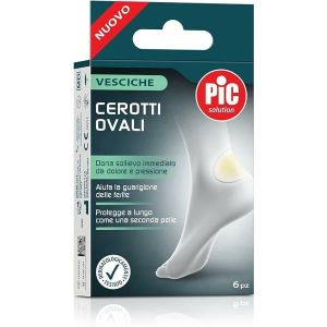 Pic Solution Cerotti Ovali per Vesciche 44x69mm 6 Pezzi