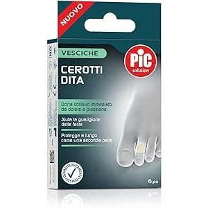 Pic Solution Cerotti per Vesciche Piccoli per Dita 6 Pezzi 18x61mm