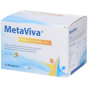 Metagenics Metaviva Magnesio - Potassio - Vitamina C 40 Bustine