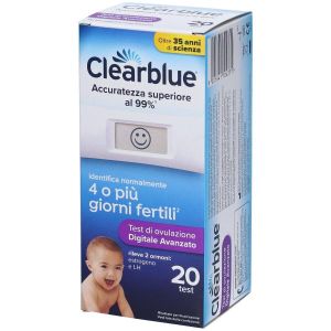 Test di Ovulazione Clearblue Digitale Avanzato 20 Sticks